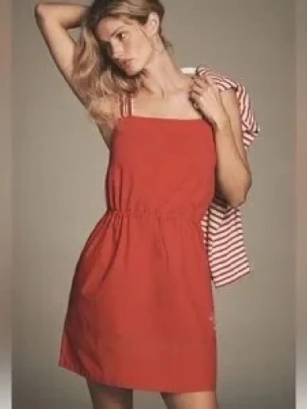 Daily Practice x Anthropologie Passing Shot Sleeveless Mini Dress Sz XS NWT - Picture 4 of 14